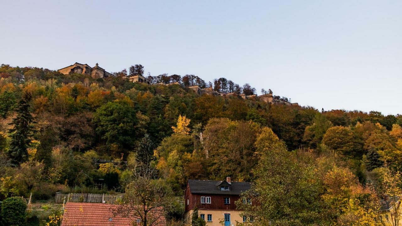 Ferienwohnung Sorgatz ケーニッヒスシュタイン・アン・デ・エルベ エクステリア 写真